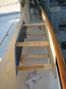 Hatteras 58' Yacht Fisherman Galley Window