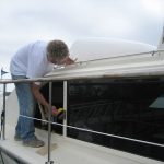 Photo of Boat Windows on Hatteras 43'