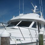 Hatteras Cockpit Motor Yacht 67' boat windows 4