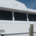 Hatteras Cockpit Motor Yacht 67' boat windows 5 pic