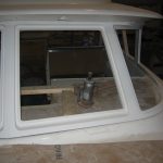Bertram 31 Windshield