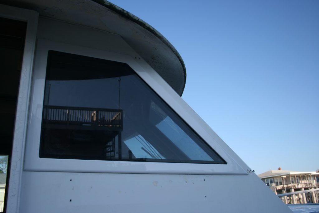 Hatteras 58' Boat Windows; Hatteras 58' YF Pilot House window