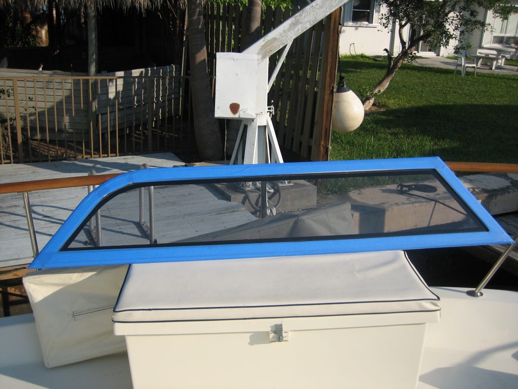 Hatteras 58' Boat Windows; Hatteras 58' YF galley window