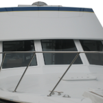 aluminum boat window replacement Hatteras Convertible Series II 36'