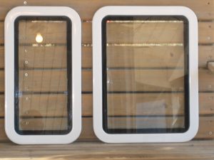 Picture of small and large portlights