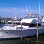 Customized Hatteras Boat Windows Hatteras 55 Convertible_Lookout Boat Window Frames.com_2
