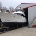 Customized Hatteras Boat Windows Hatteras 55 Convertible_Lookout Boat Window Frames.com_7