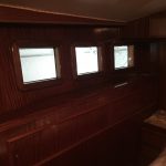 Customized Hatteras Boat Windows interior trim picture