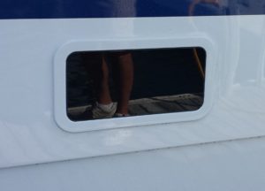 Hatteras Long Range Cruiser 65' Windows - portlights