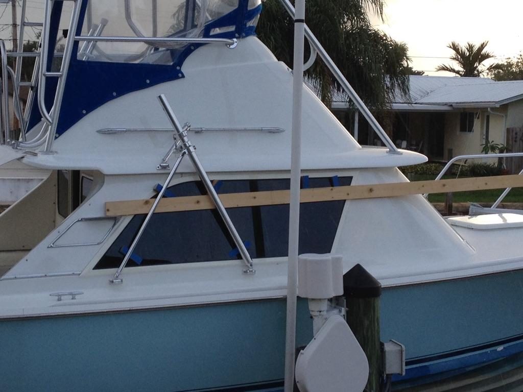 Picture: Bertram Windows; Boat Window Install