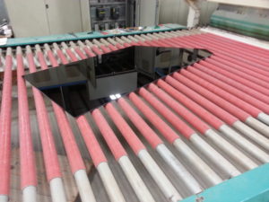fiberglass boat windows glass in tempering oven