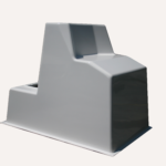 fiberglass center console side angle view
